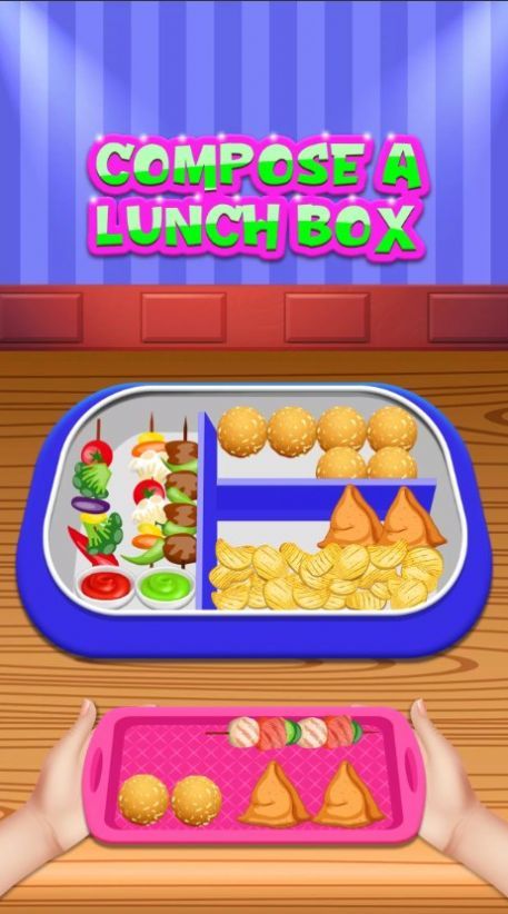 我爱做便当(Fill Lunch Box Organizer Game)