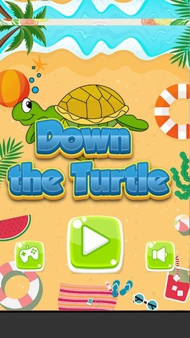 海滩上的乌龟挑战(Down the Turtle)