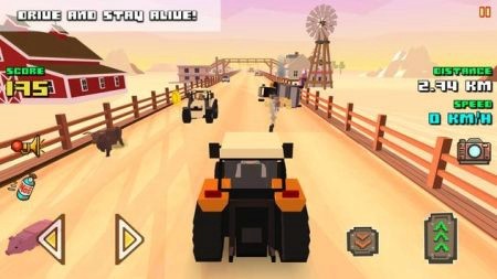 巨大的农场赛车(Blocky Farm Racing)